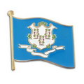 Connecticut State Flag Pin